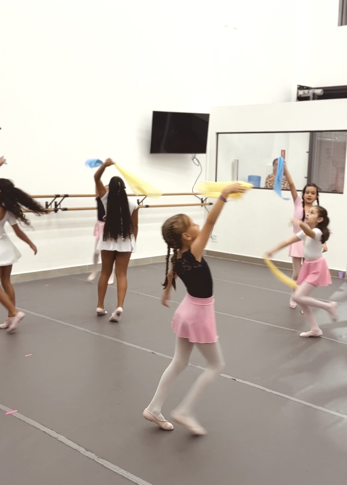Aula de Ballet na Entrepassos